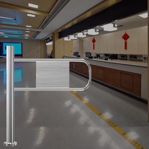 Automatic Swing Door with Spring-Loaded Safety Mechanism for Shops, Supermarkets, Malls | One-Way Entrance Solution for High Traffic Areas