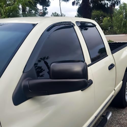 Image of Nilight Rain Guards for Silverado /Sierra 1500 Crew Cab 2019-2024, 4PCS