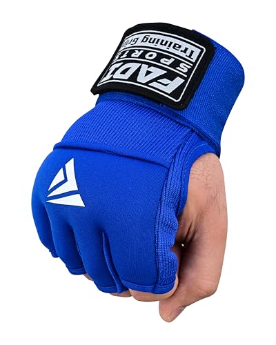 Image of Gel Boxing Hand Wraps Inner Gloves for Men & Women, Quick Slip-On Padded Knuckle Protection with Wrist Support for MMA, Muay Thai & Kickboxing, Heavy Bag & Martial Arts