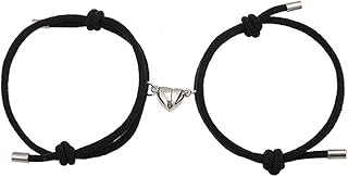 tenghong2021 2pcs Magnetic Couple Bracelets for Women Men, Sun and Moon Attraction Matching Bracelet