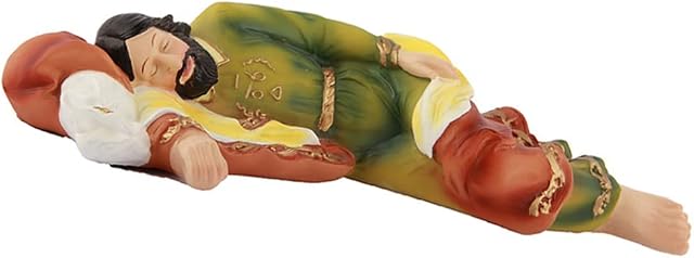 Sleeping St Joseph Statue 7.87 Inch Catholic Religious Resin Figurines Desktop Ornament for Car Home Office Decoration