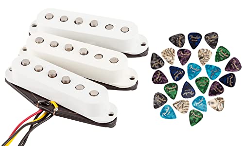 Fender Tex-Mex Stratocaster Pickups Bundle with Picks