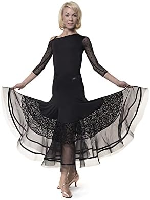 RS 社交ダンススカート 黒 【公式通販】