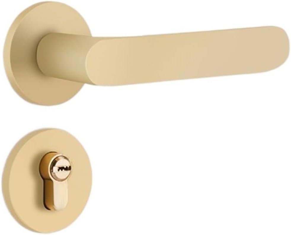 Color Silent Split Door Lock Mechanical Door Lock(Dark Green)