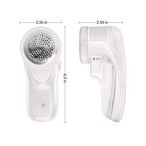 CHUHUAYUAN Lint Remover Electric Sweater Shaver USB Rechargeable Fabric Trimmer Portable Fabric Shaver Remove Fuzz Fluff Lint Pills Bobbles for Clothing Furniture Curtain Blanket Quickly& Effectively - Thumbnail 5