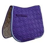 Roma Ecole Star Quilt Pad Purple/LtBl/Lav