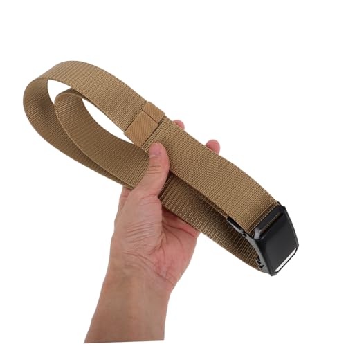 Totority Automatic Buckle Belt for Men Stretchable Casual Ratchet Belt Breathable Nylon for Outdoor Sports and Everyday Use3