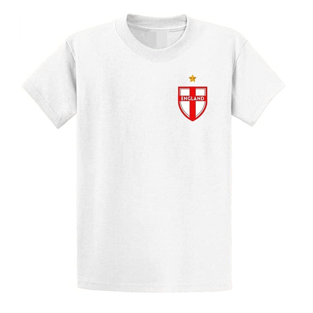 Second Ave Baby/Children's England Football Euros White T Shirt Top Kit - Various Designs