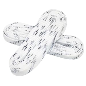 Drburpily Sportfan Schnürsenkel 96 Zoll Weiß-Schwarz