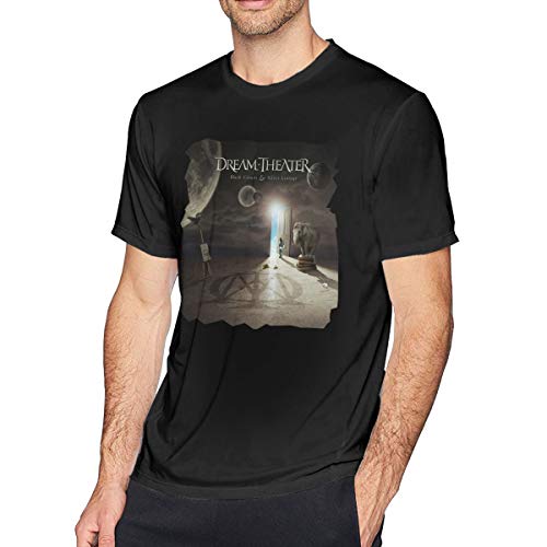 Men Guys Dream-Thea-TER Black Clouds & Silver Linings T-Shirts Lightweight Cotton Tee Top Crewneck Short Sleeve Shirt Fitness Custom Activewear Tops