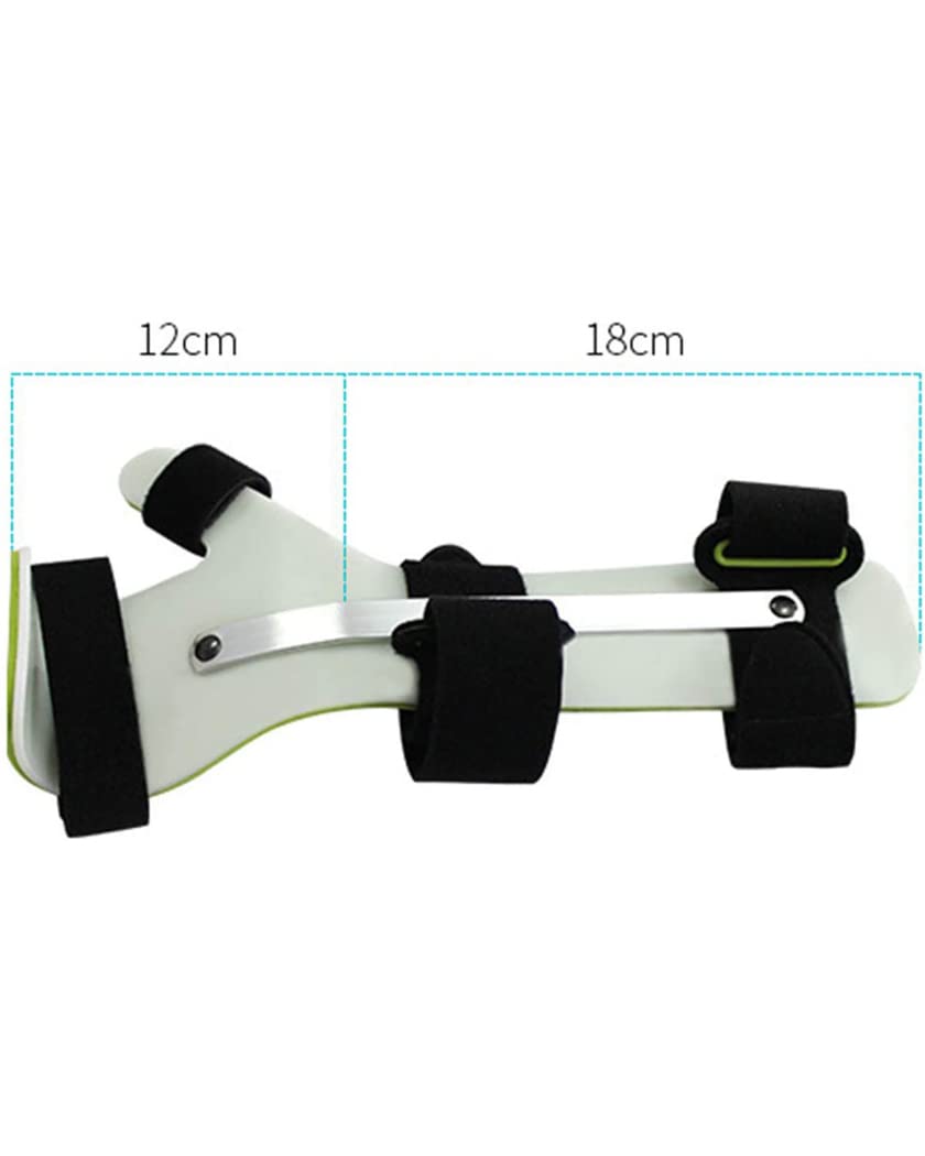 Ortesis ajustables para muñeca y mano, soporte de aleación de aluminio, férula para mano, inmovilización nocturna, soporte para dedo, dispositivo de entrenamiento de rehabilitación, derecha