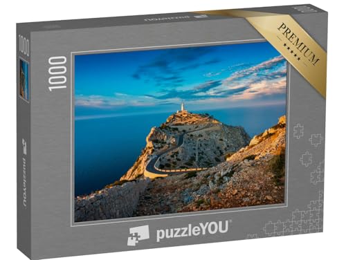puzzleYOU: Puzzle 1000 Teile „Leuchtturm von Cap de Formentor, Mallorca, Spanien“ – aus der Puzzle-Kollektion Spanien, Strand & Meer