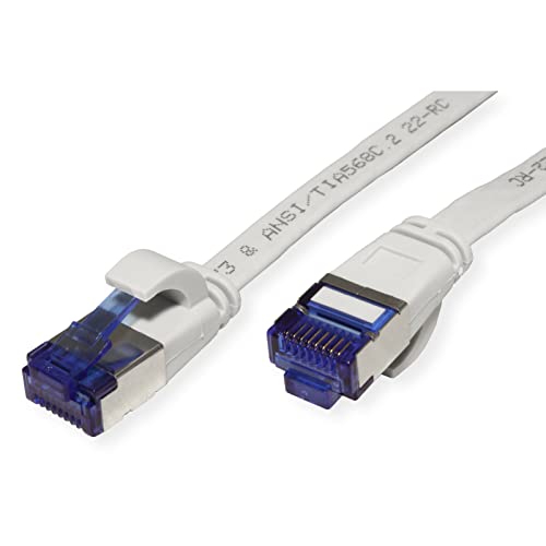 VALUE Patch Cable Cat.6A (Class EA) FTP Extra Flat Grey 0.5m, gray, 0.5 m - Image 2