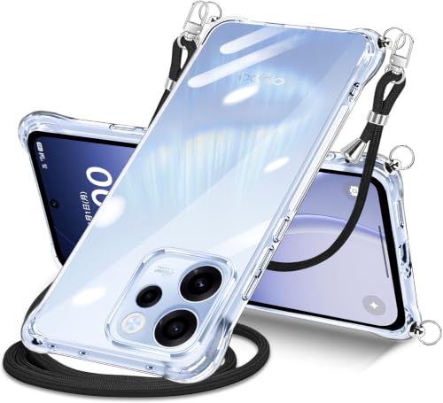 NISIILNG For OPPO Reno15 A �P�[�X �N���A �V�����_�[ oppo reno15a �X�}�z�P�[�X �I�b�| �l�m15a �J�o�[ ���|�� �΂߂��� ��|���P�[�X ���� TPU �ϏՌ� �y�� ���^ �P�[�X �R�t�� �΂߂��� �D��X�g���b�v