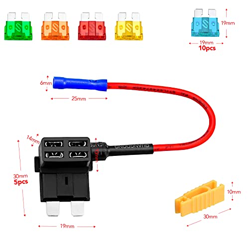 Sidereum 5 Pezzi Portafusibili a Lama Standard