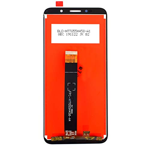 Image of Black XT2029 Display LCD Touch Digitizer Screen with Adhesive Replacement for Motorola Moto E6 Play XT2029-1