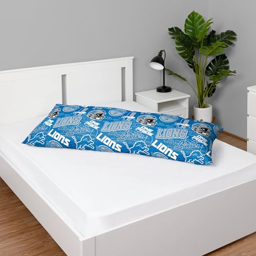 FOCO Detroit Lions NFL Printed Plush Body Pillow