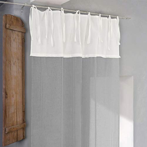 Visillo Cortina Efecto Lino Cover