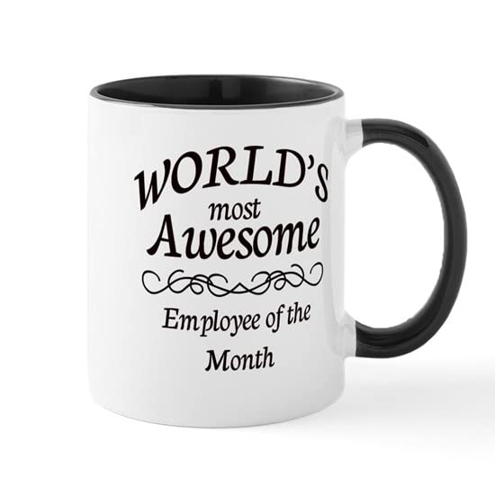 CafePress Employee Of The Month Mug 11 oz (325 ml) Ceramic Coffee Mug