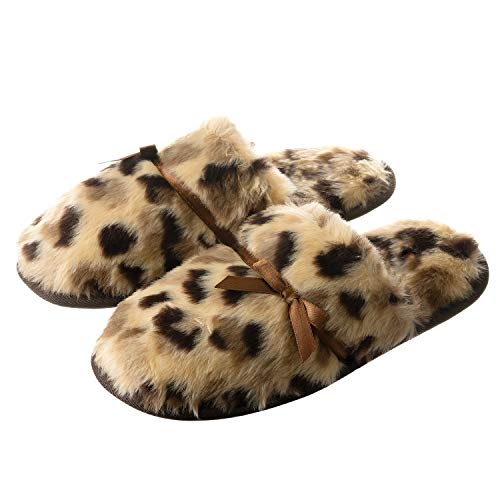 Tofern - Pantofole seconda pelle, termiche, sexy, ultra morbide, in memory foam, suola antiscivolo, per inverno, per adulti/donna/bambino/ragazza, giallo, EU 35-36
