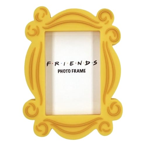 Warner Bros. Friends Cadre photo magnétique en mousse 3D, jaune, vertical