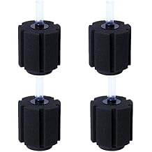 AQUANEAT Aquarium Sponge Filter Breeding Fry Betta Shrimp Nano Fish Tank 4pcs Large up to 60Gal