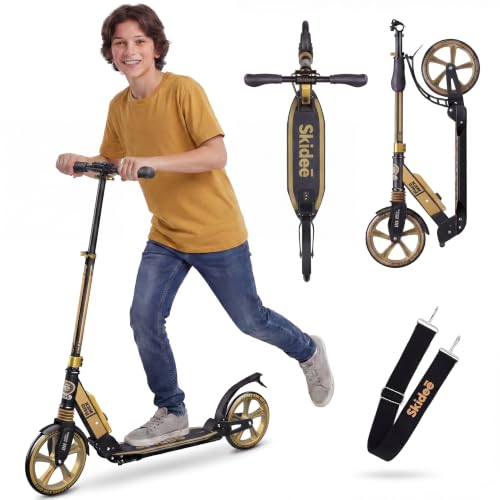 Skidee Kick Scooter for Kids Teens Adults
