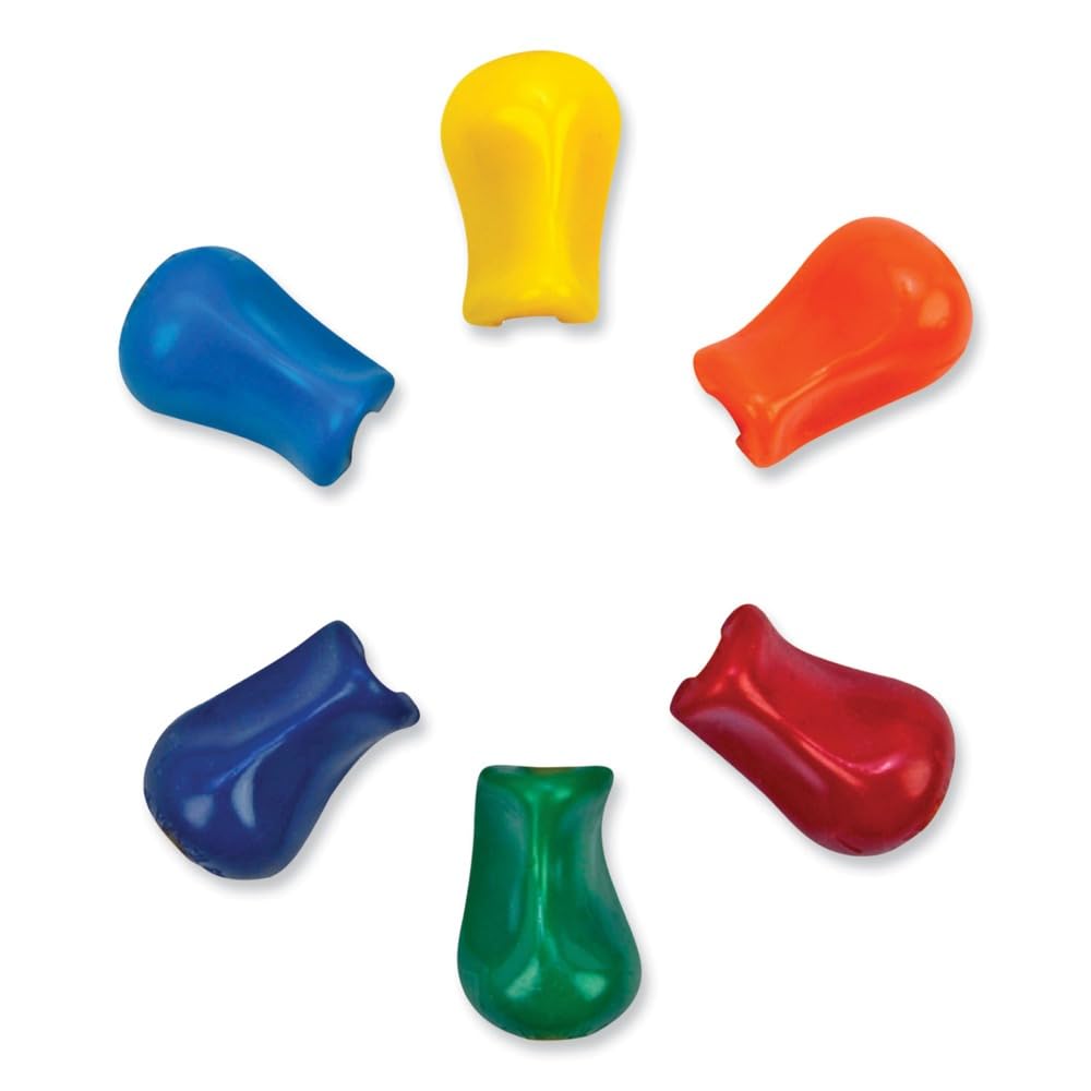 The Pencil Grip Original, universelle ergonomische Schreibhilfe für Rechts- und Linkshänder, 6 Stück, verschiedene Farben (TPG-11106)