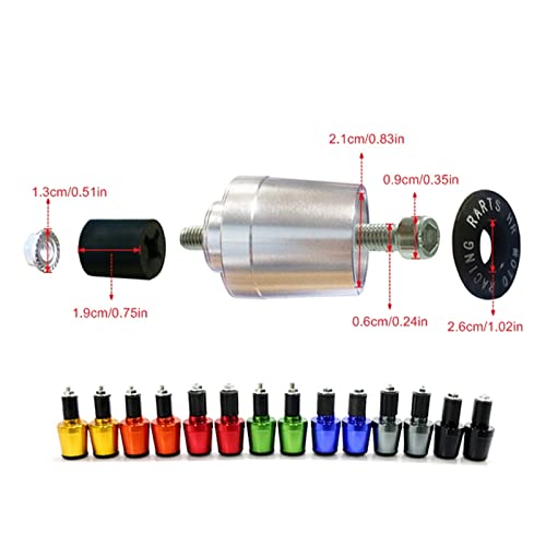 Extremos de manillar CNC 22 mm compatibles con Yamaha Xmax 3