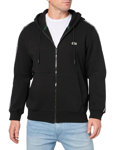 Lacoste Men's Classic Fit Zip Up Hoodie W/Taping
