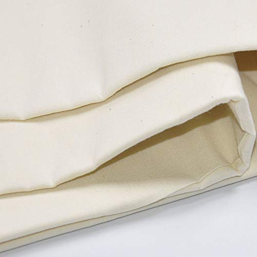 Premium 2-Yard Natural Cotton Muslin Fabric – Versatile 100% Cotton, 47 Inches Wide for Crafting and Sewing Projects 6 Premium 2-Yard Natural Cotton Muslin Fabric – Versatile 100% Cotton, 47 Inches Wide for Crafting and Sewing Projects - Image 5
