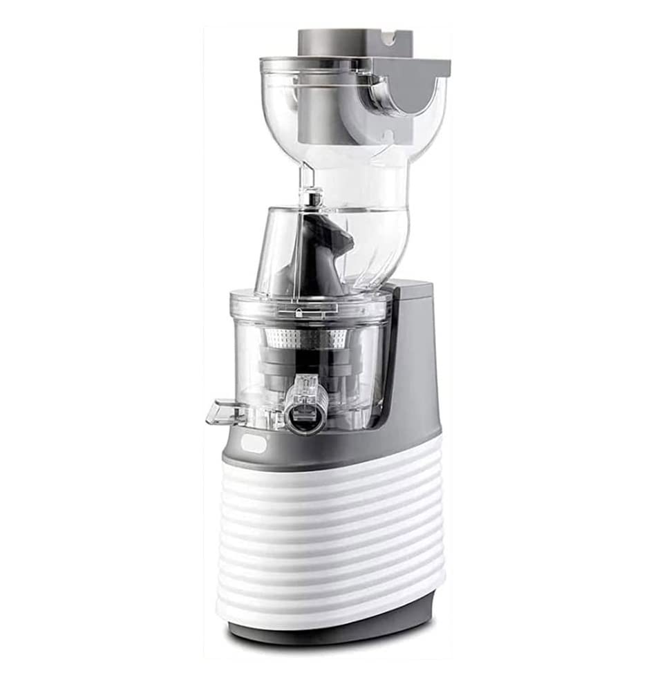 Estrattore di Succo, estrattore Lento Facile da Pulire, estrattore di Succo a Freddo con Funzione inversa per Frutta e Verdura, Senza BPA, Bianco (Dimensioni: 1)