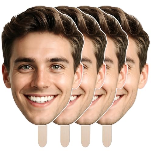 Big Head on a Stick – Custom Face Cutout for Parties, Birthdays & Fans | Personalized Head Cutout for Big Celebrations, Weddings & Bachelorette Parties