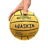 AQASKIN Boule de water-polo (Palon Water-polo, Jaune, Caoutchouc, 1, Taille 4, 1)...