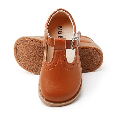 SOFMUO Toddler Girl Mary Jane Shoes Bowknot Ballet Flats for Little Girls Party School Wedding Uniform Princess Dress Shoes3