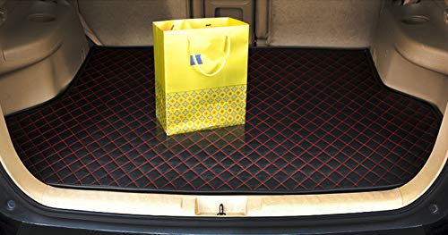 Kune Black Red Leather All Weather Cargo Liner Boot Carpet Liner Trunk Mat For Toyota Chr 2018-2019 #TOP2
