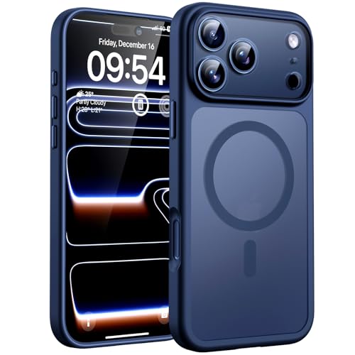 TOCOL fĂĽr iPhone 17 Pro Max HĂĽlle, Kompatibel mit MagSafe, Tiefblau