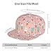 Fashion Baseball Cap Dad Cap for Girls Boys Youth, Cute Ice Cream Animals Cat Panda Llama Unicorns Pink Adjustable Strapback Breathable Moisture Wicking Golf Cap Outwear