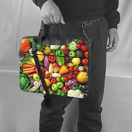 Bolso para laptop con diseño frutas frescas, para portátiles 13-15.6" miniatura 2
