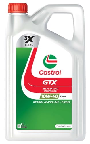 Castrol GTX 10W-40 A3/B4 Motoröl, 5L