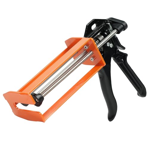 Epoxy Gun Dual Cartridge 200 ml / 215 ml (1:1 & 2:1) Manual 2 Part Epoxy Gun for Panel Bonding Adhesive Fillers Structural Epoxy Plastic & Fiberglass Repair