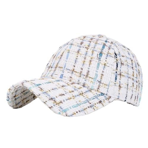 Casquette de baseball chaude en tweed : finis les bonnets d'hiver qui décoiffent les femmes