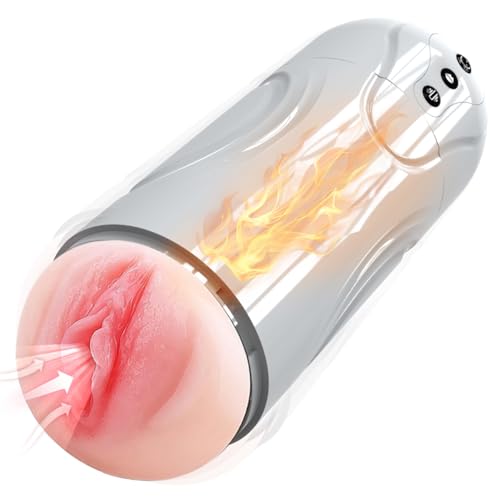 Adult Tools for Men Discreet Thrusting Vibrate with Heat Base, Masterubaters for Man Pussy Pocket Silent Adult Toy Male Stroke Masterburbatar Strokertate Mens Sleeve Pussycats Pocket Underwear MQ03