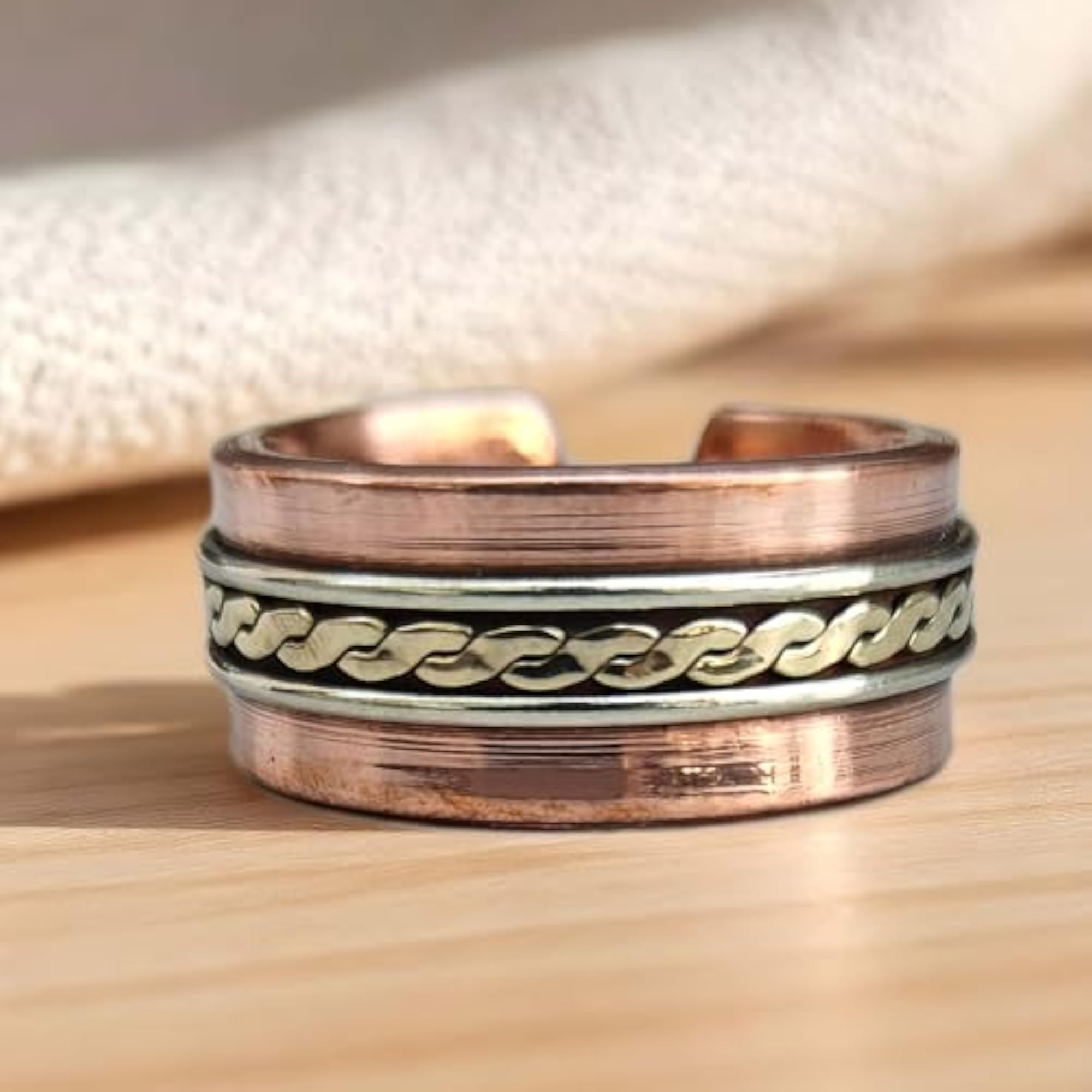 Pure Copper Magnetic Ring for Men and Women