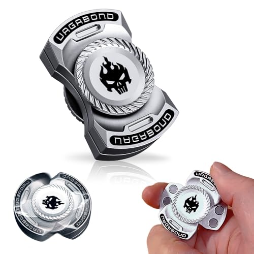 フィジェット スライダー 3in1 手遊び 暇つぶし クリッカー よく回る カッコイイ ガジェット ストレス解消 落ち着く 集中力 グッズ ストレス発散グッズ 玩具 adhd 大人 No53 シルバー [並行輸入品]