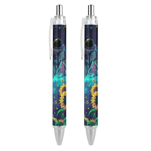 Stylo à bille rétractable 0,5 mm astronaute pour embellir vos notes de bureau