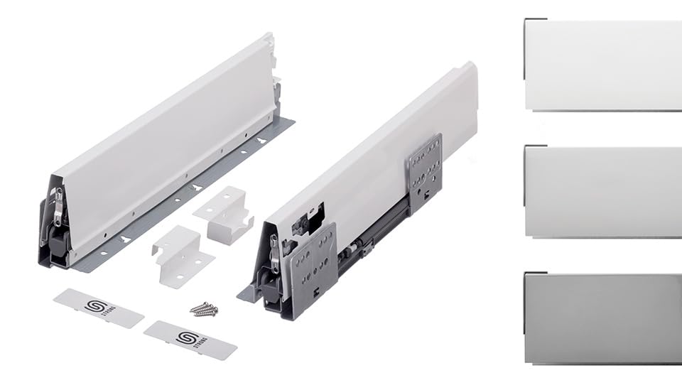 Tiroir complet coulisse 500mm parfait pour rénover votre cuisine DIY