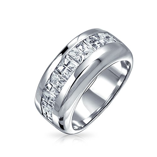 Bague saphir bleu princesse en argent .925, le cadeau de mariage idéal