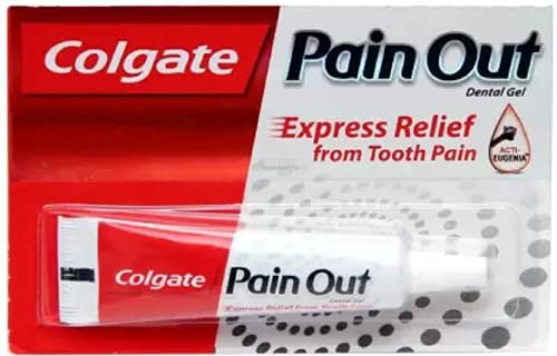 Image of Colgate Pain Out Dental Gel - Express Relief from Tooth Pain Toothpaste (60 g, Pack of 6)