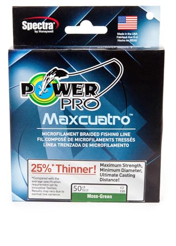 PowerPro 33400301500E MaxCuatro Spectra HT Braided Fishing Line